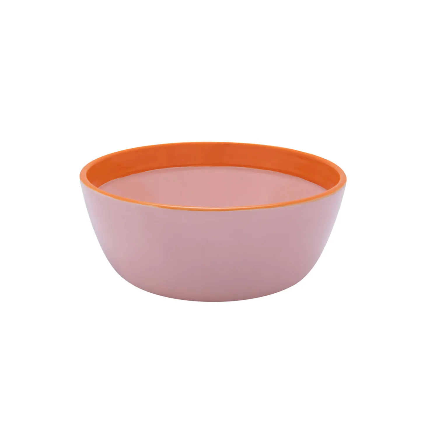 Play skål Ø 19 cm, rosa/oransje