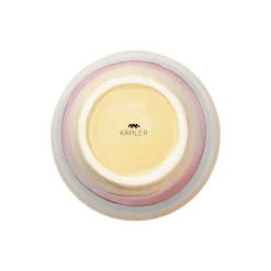 Poppery vase med eple, pink/mint/gul