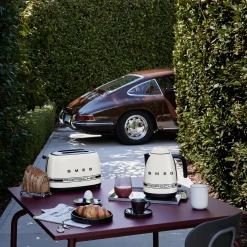 Porsche x Smeg Brødrister 2 skiver, carrara white