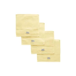 Premium håndkle 30x30 4-pk, vanilla yellow