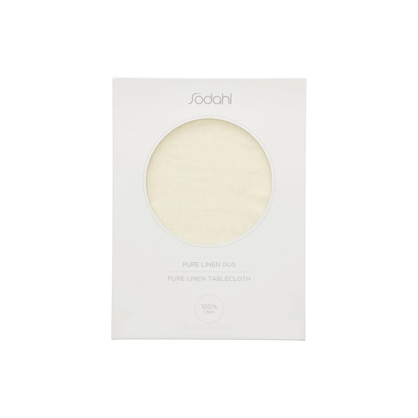 Pure Linen duk, ecru