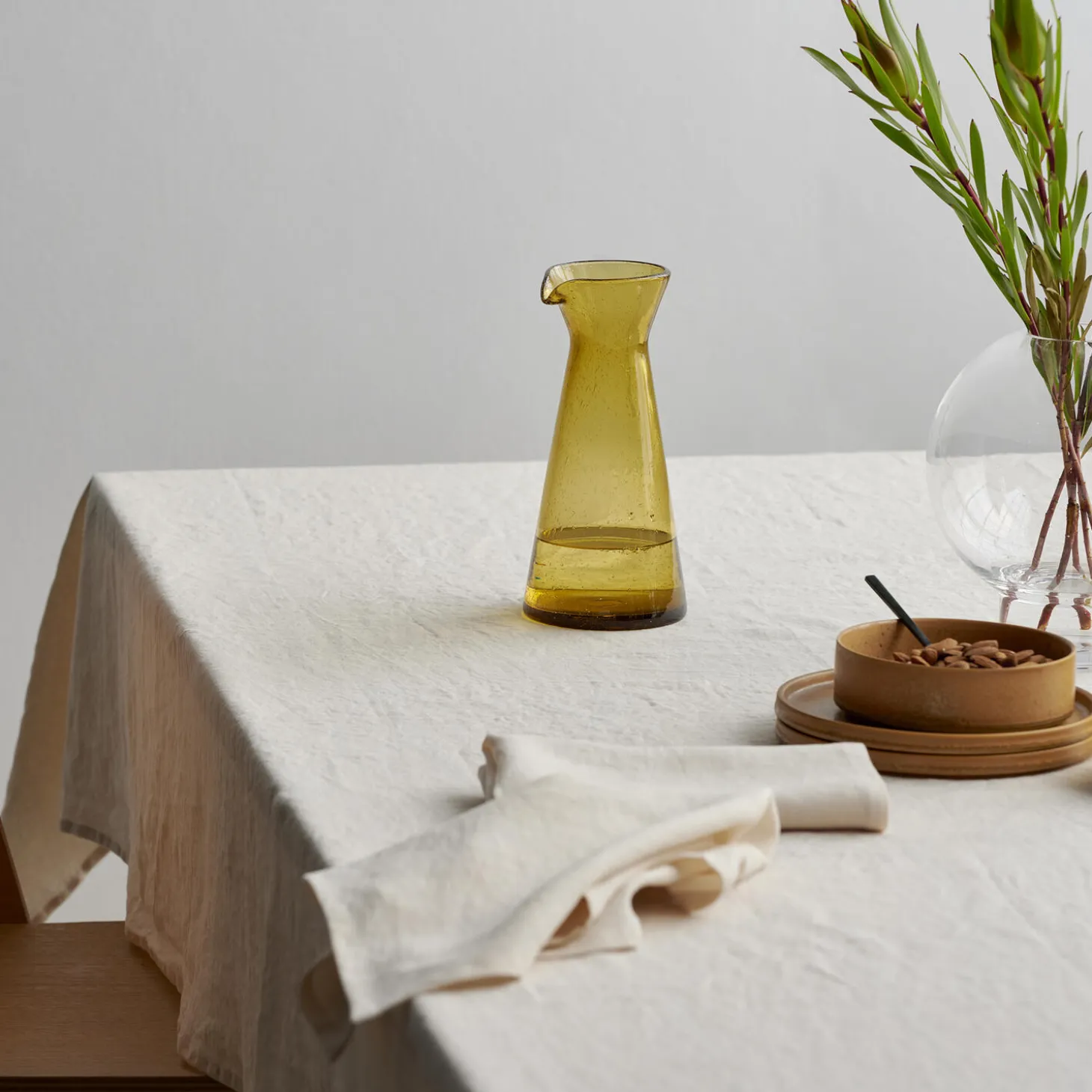 Pure Linen duk, ecru