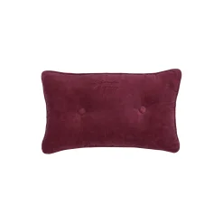 Pute med knapper, burgundy