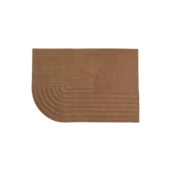 Relevo Rug, burnt orange