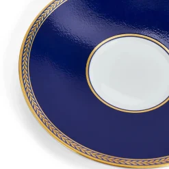 Renaissance Gold tekopp med skål, blå