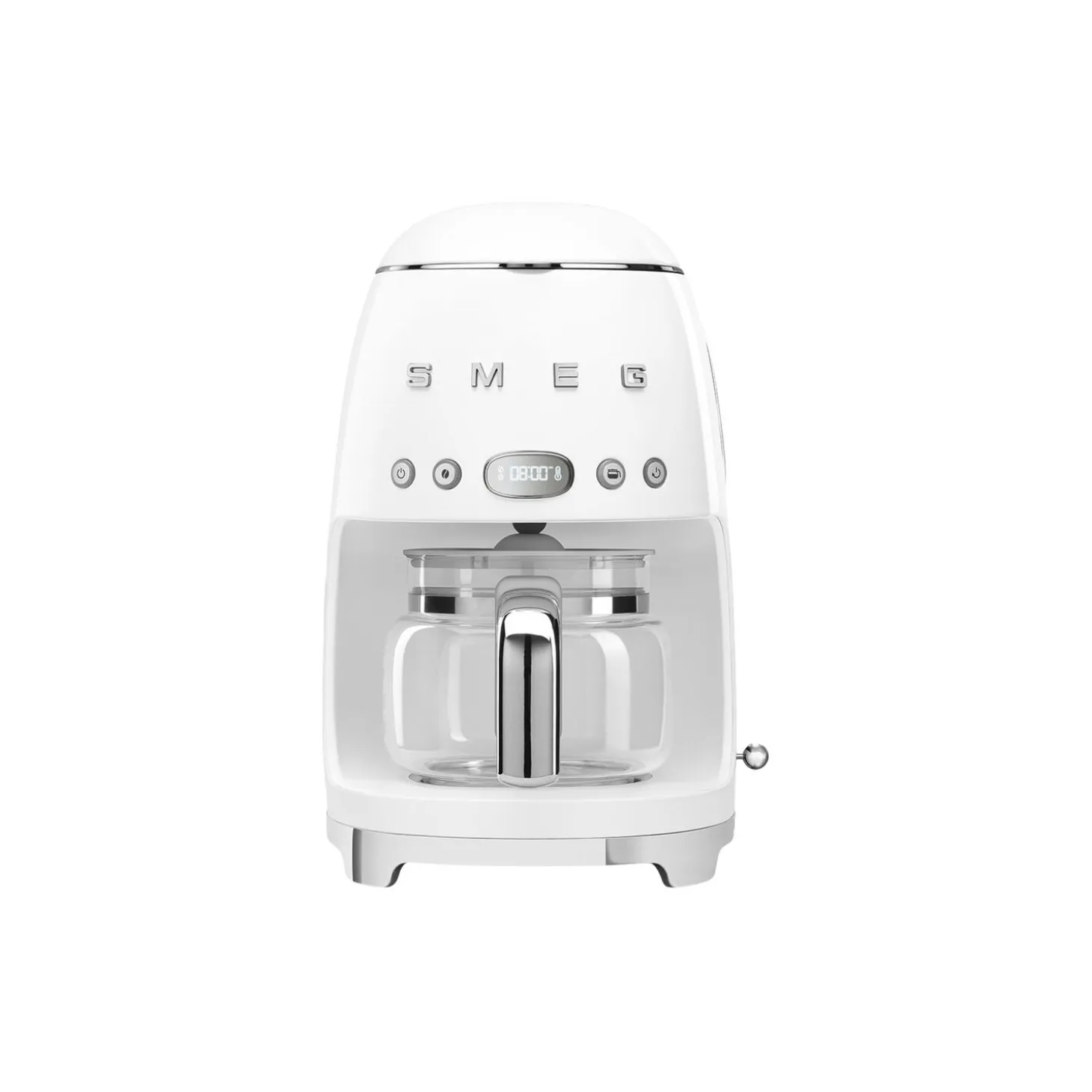 Retro filterkaffemaskin, shiny white