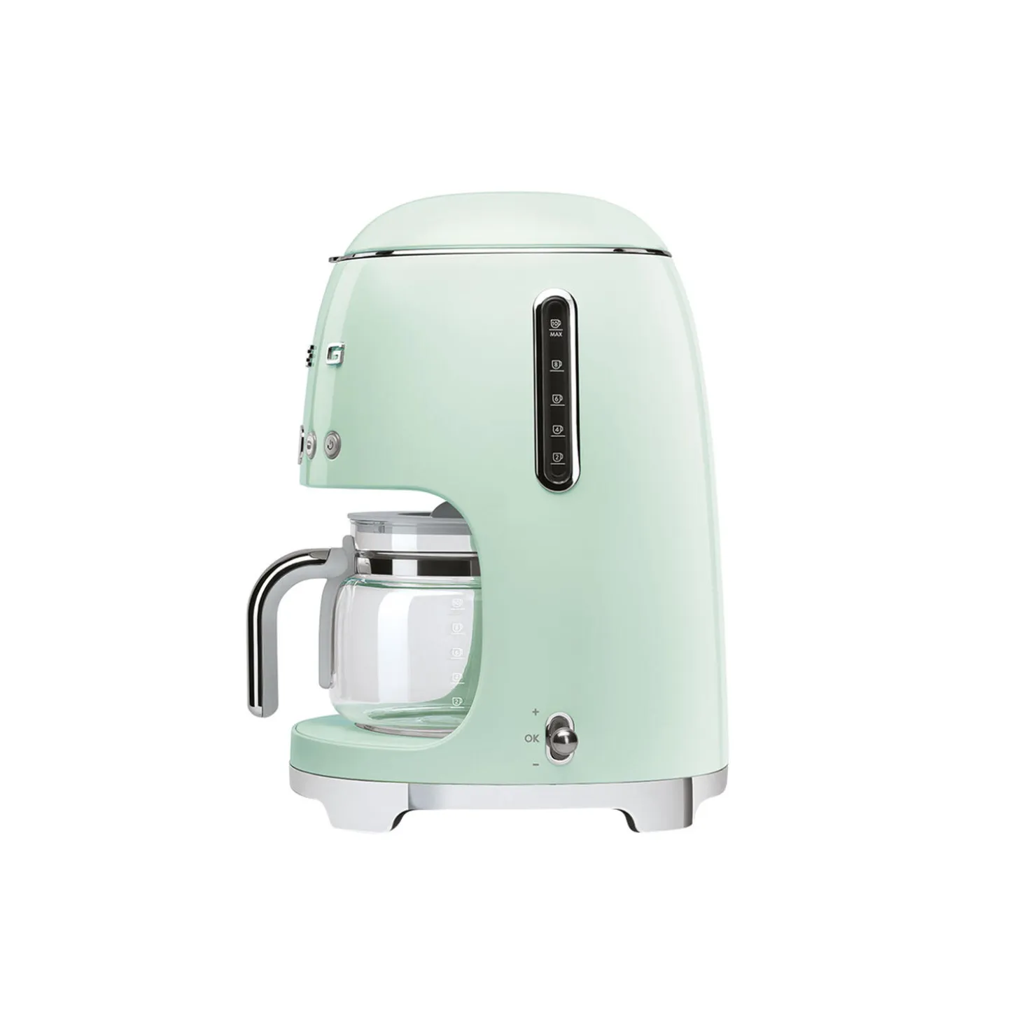Retro filterkaffetrakter, pastellgrønn