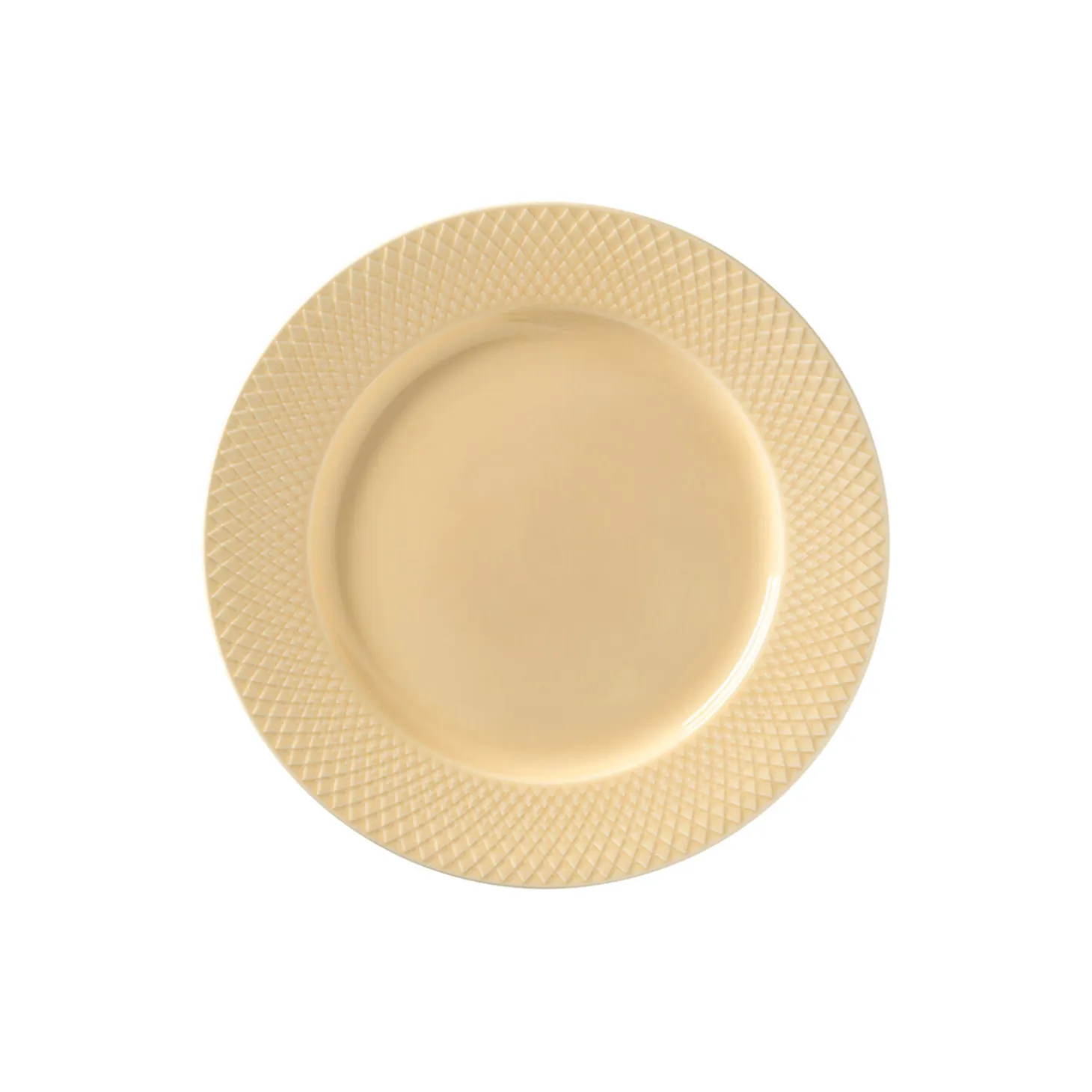 Rhombe Color middagstallerken Ø 27 cm, sand