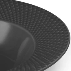 Rhombe Earth dyp tallerken Ø 24.5 cm, slate