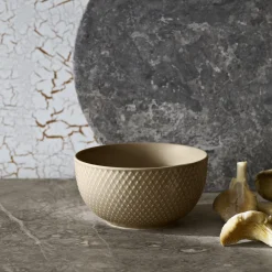 Rhombe Earth Skål, clay