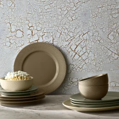 Rhombe Earth Skål, clay