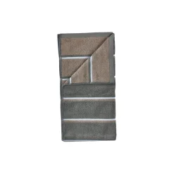 Sauna håndkle, olive green/taupe/blue fog