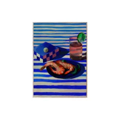 Shrimp & Stripes Poster