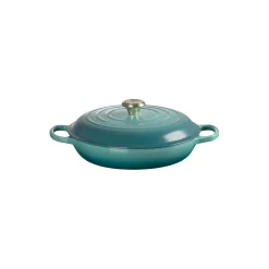 Signature støpejern buffetgryte 30 cm, bleu riviera