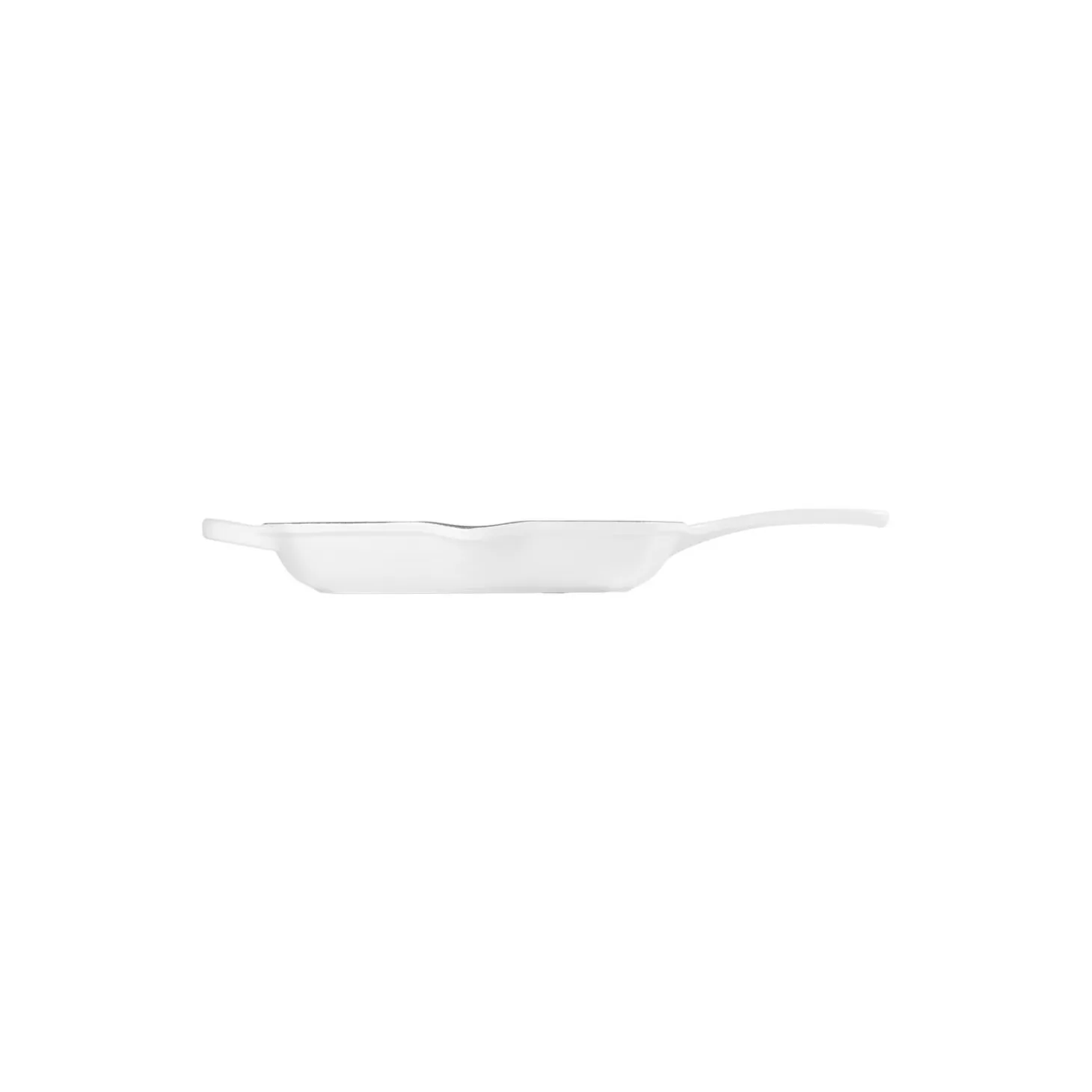 Signature støpejern kvadratisk grillpanne 26 cm, white