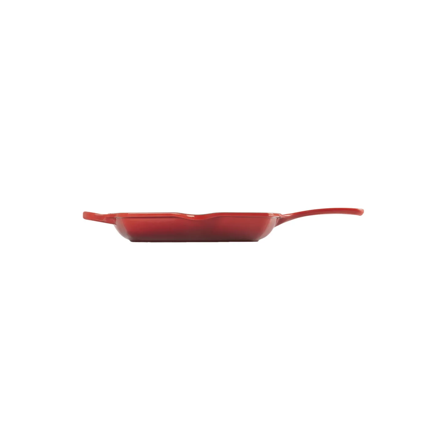 Signature støpejern kvadratisk grillpanne 26 cm, cerise