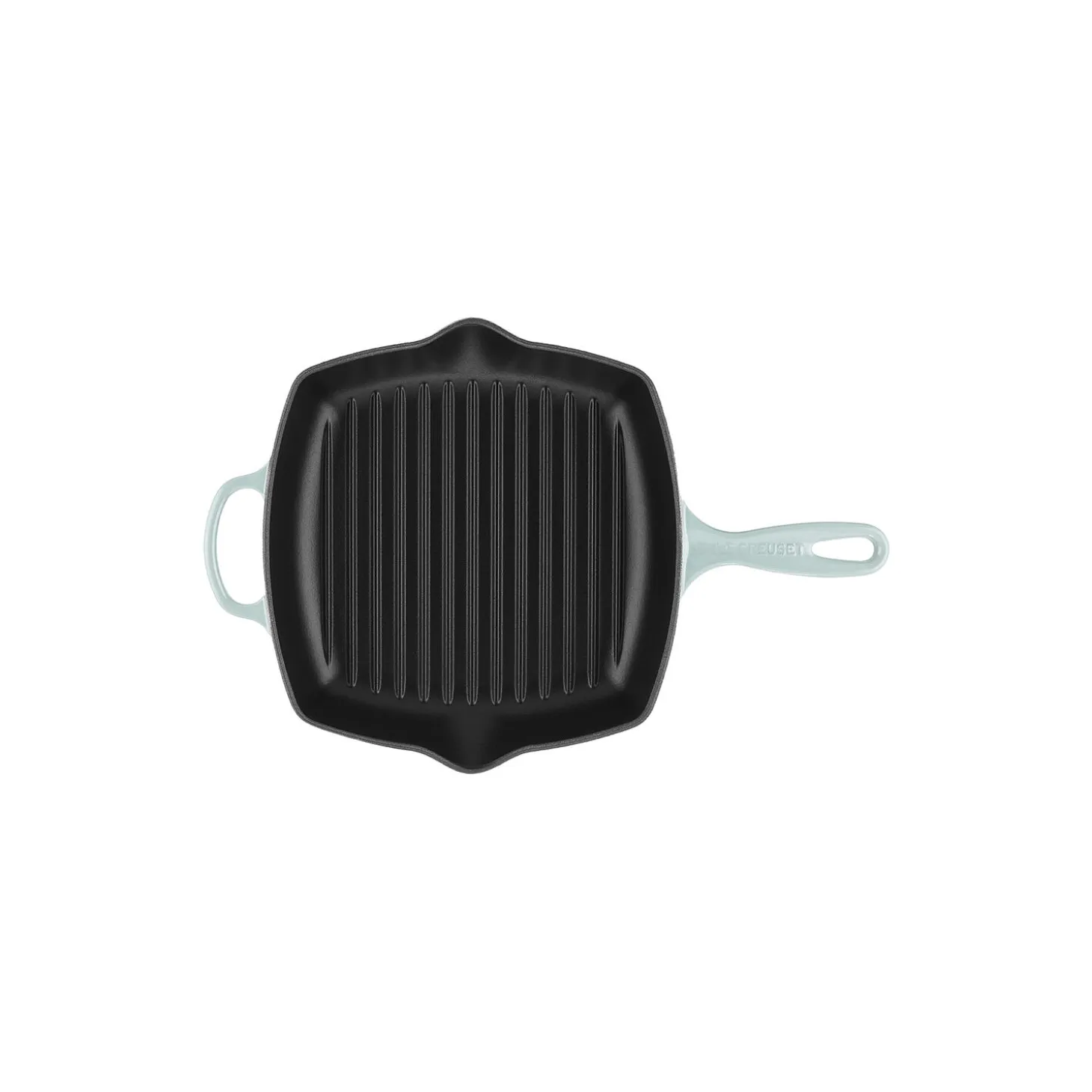 Signature støpejern kvadratisk grillpanne 26 cm, sea salt