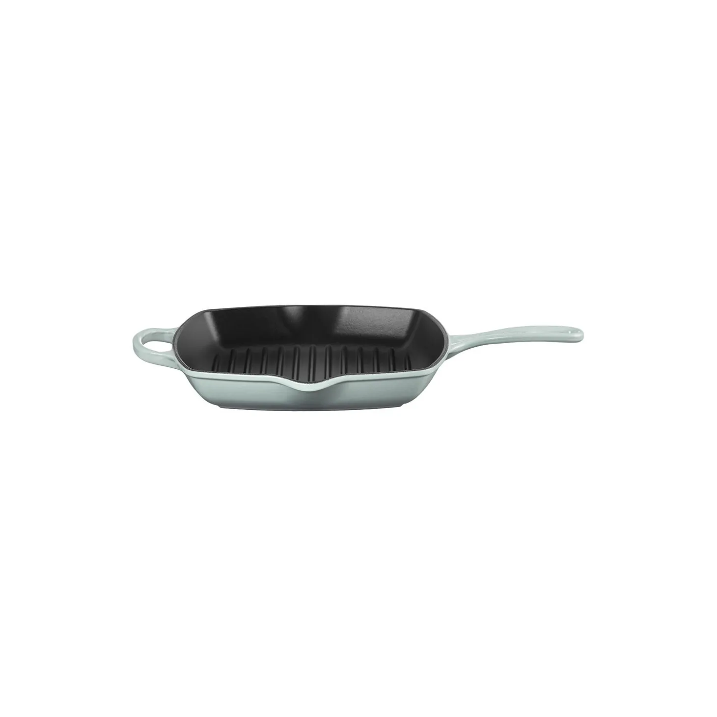 Signature støpejern kvadratisk grillpanne 26 cm, sea salt