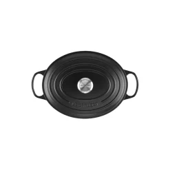 Signature støpejern oval gryte Ø 31 cm, matte black