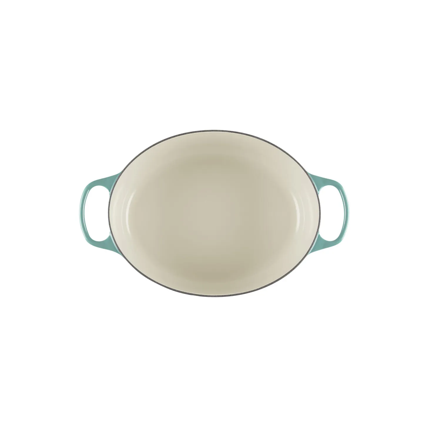 Signature støpejern oval gryte Ø 31 cm, bleu riviera