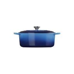 Signature støpejern oval gryte Ø 31 cm, azure
