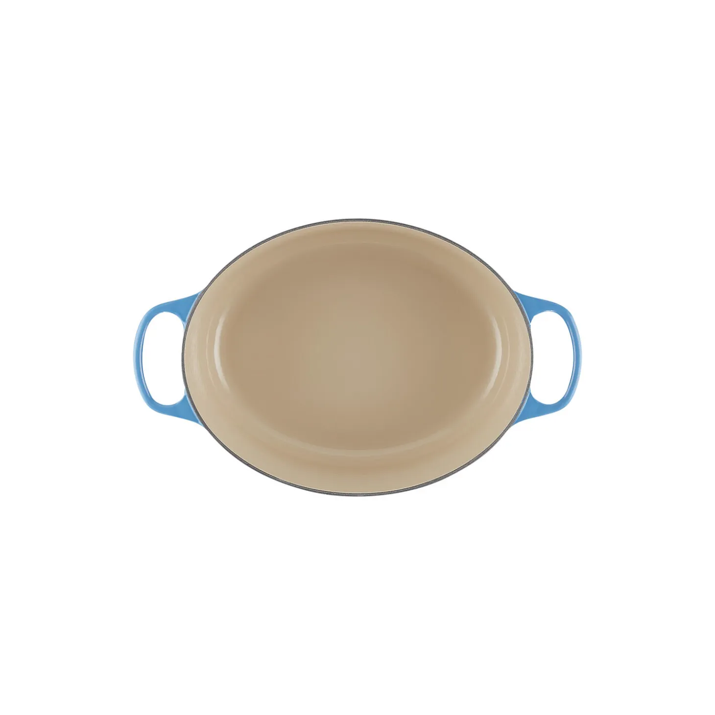 Signature støpejern oval gryte Ø 31 cm, azure