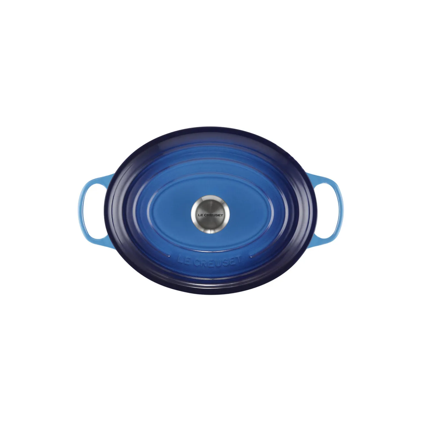 Signature støpejern oval gryte Ø 31 cm, azure