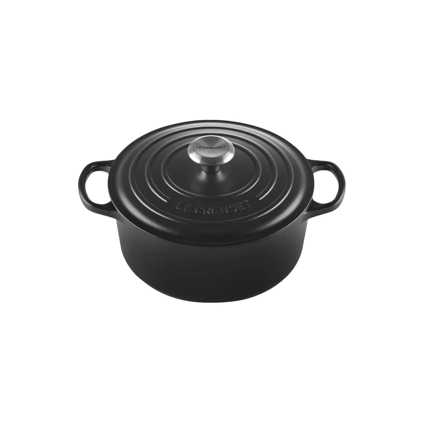 Signature støpejern rund gryte Ø 24 cm, matte black