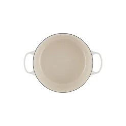 Signature støpejern rund gryte Ø 28 cm, meringue