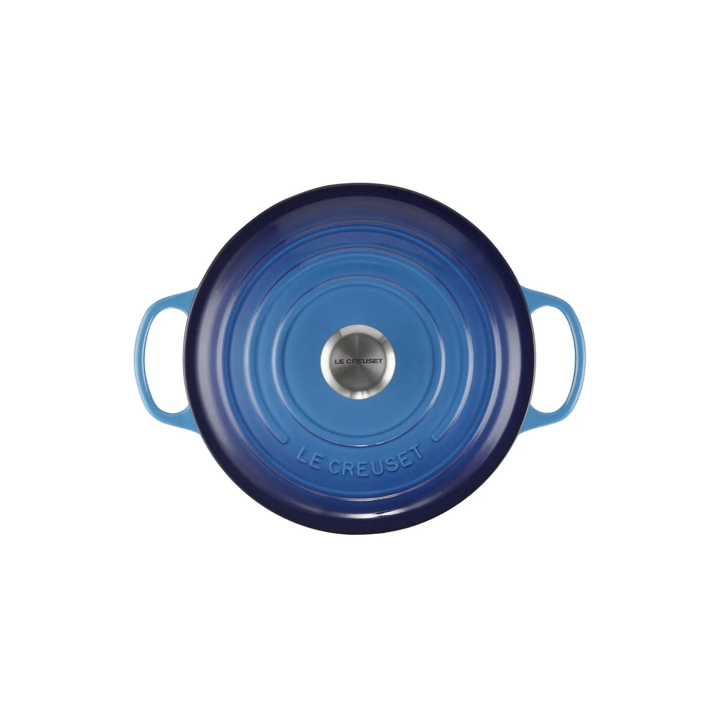 Signature støpejern rund gryte Ø 26 cm, azure blue