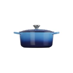 Signature støpejern rund gryte Ø 26 cm, azure blue