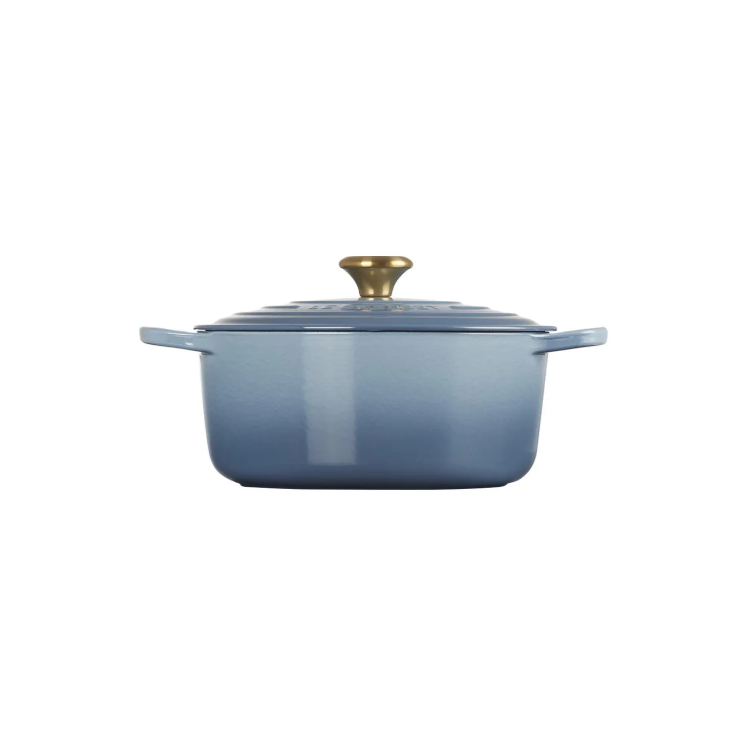 Signature støpejern rund gryte Ø 26 cm, chambray