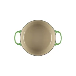 Signature støpejern rund gryte Ø 24 cm, bamboo green