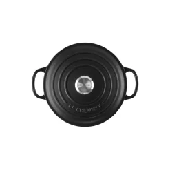 Signature støpejern rund gryte Ø 20 cm, matte black