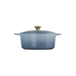 Signature støpejern rund gryte Ø 28 cm, chambray