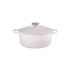 Signature støpejern rund gryte Ø 24 cm, shell pink
