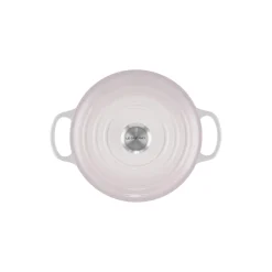 Signature støpejern rund gryte Ø 24 cm, shell pink