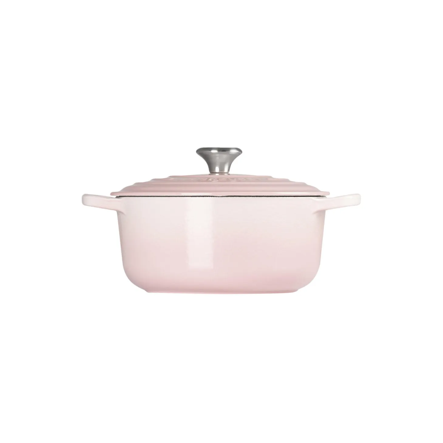 Signature støpejern rund gryte Ø 20 cm, shell pink