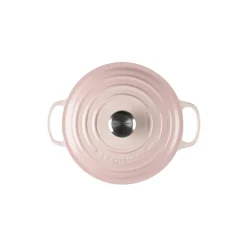 Signature støpejern rund gryte Ø 20 cm, shell pink