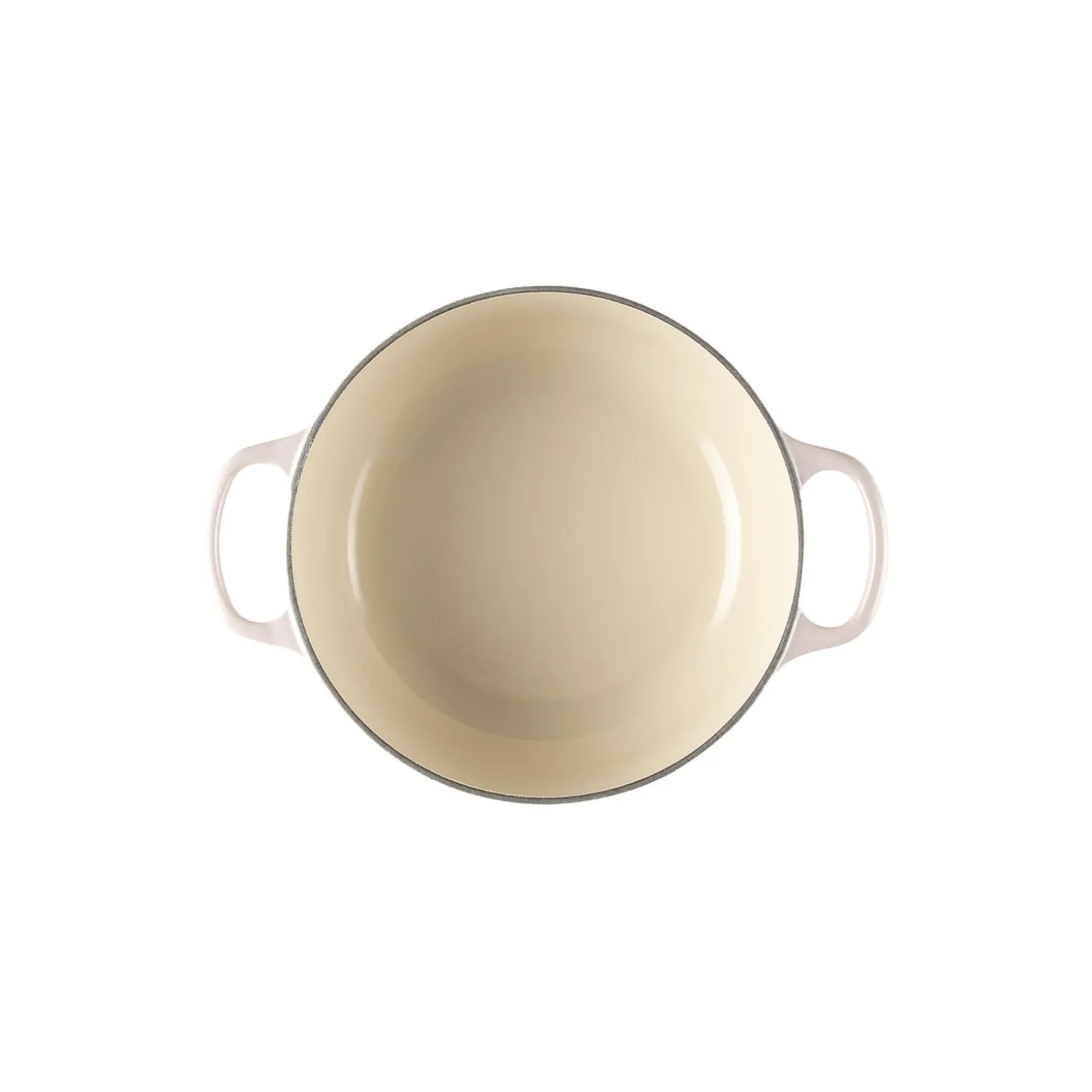 Signature støpejern rund gryte Ø 20 cm, shell pink