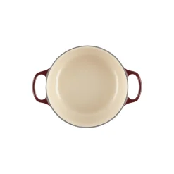 Signature støpejern rund gryte Ø 20 cm, garnet