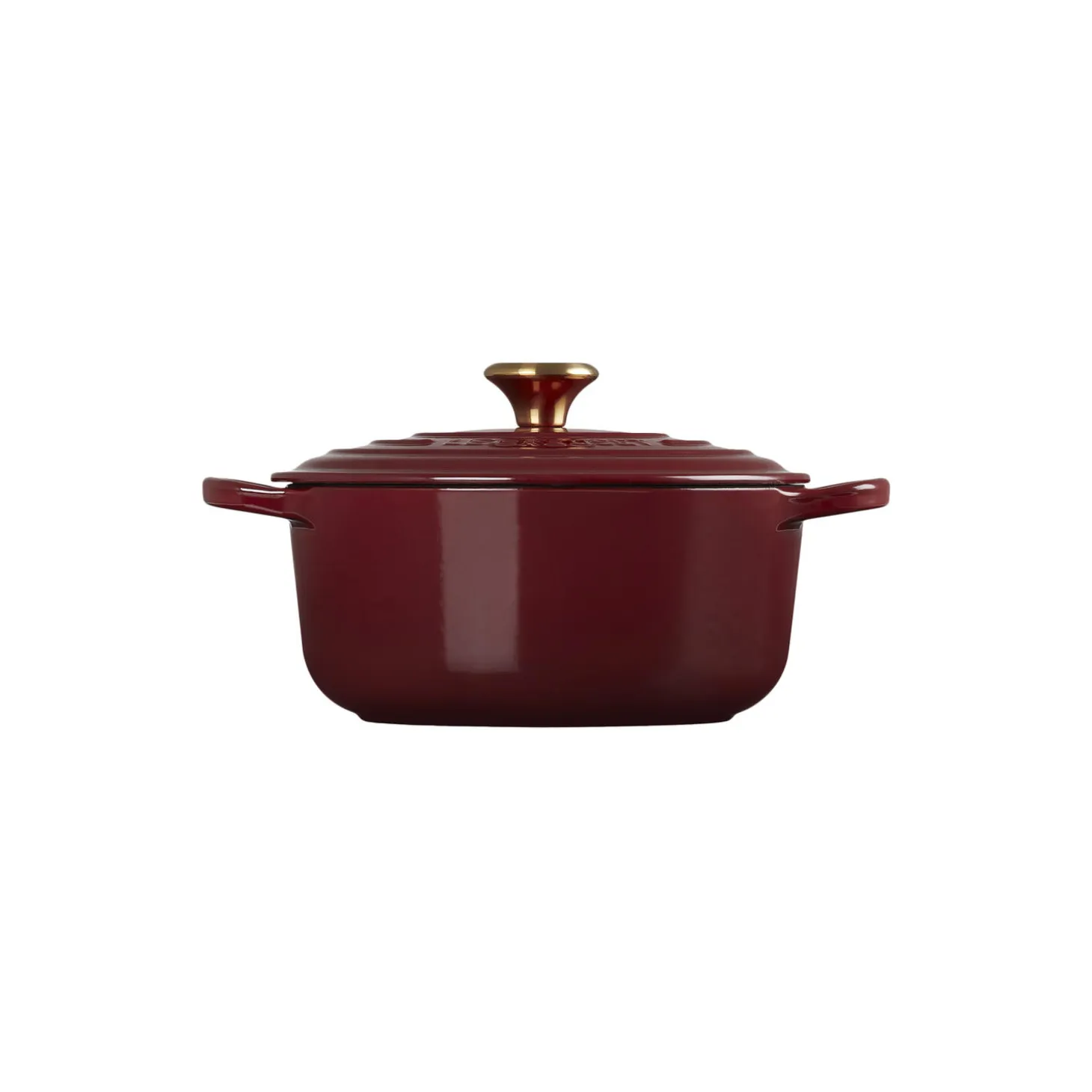 Signature støpejern rund gryte Ø 20 cm, garnet