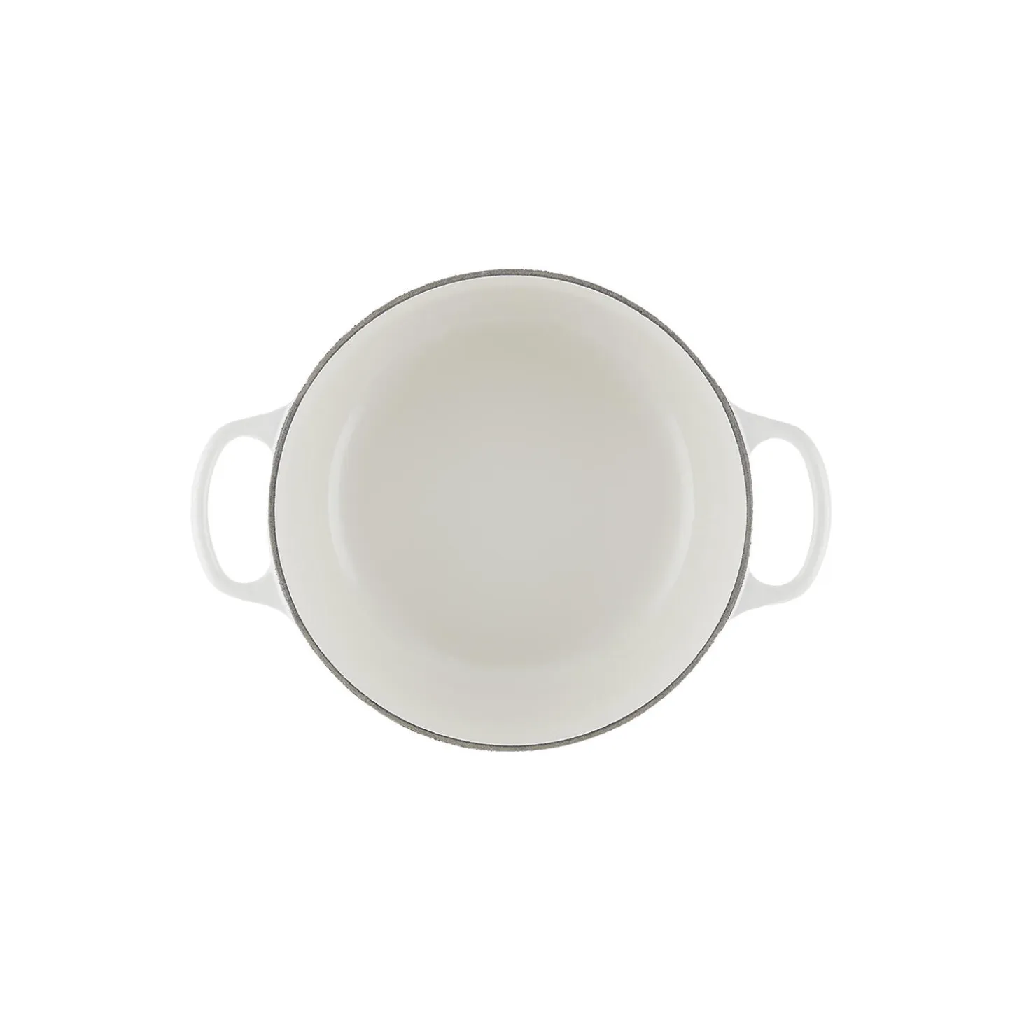 Signature støpejern rund gryte Ø 20 cm, white