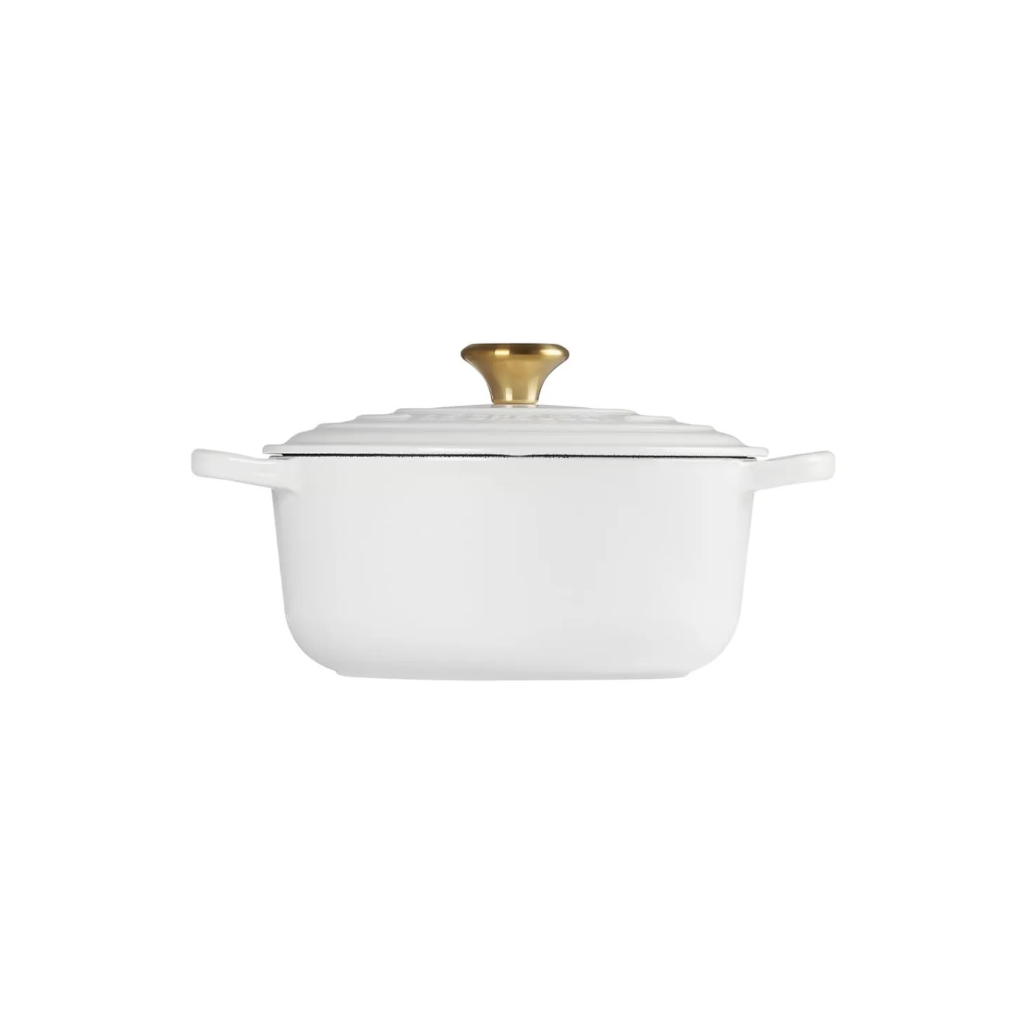 Signature støpejern rund gryte Ø 20 cm, white