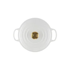 Signature støpejern rund gryte Ø 20 cm, white