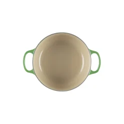Signature støpejern rund gryte Ø 20 cm, bamboo green