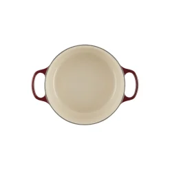 Signature støpejern rund gryte Ø 24 cm, garnet