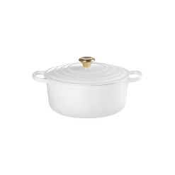 Signature støpejern rund gryte Ø 28 cm, white