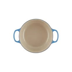 Signature støpejern rund gryte Ø 20 cm, azure blue