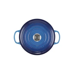 Signature støpejern rund gryte Ø 20 cm, azure blue